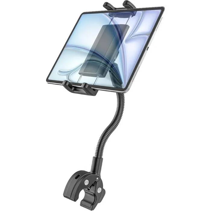 UNDERSCORE Tablet Support for Cycling - Long Flexible Arm for iPad Pro/Air/Mini, Samsung Tab, 4.7-12.9" Tablets