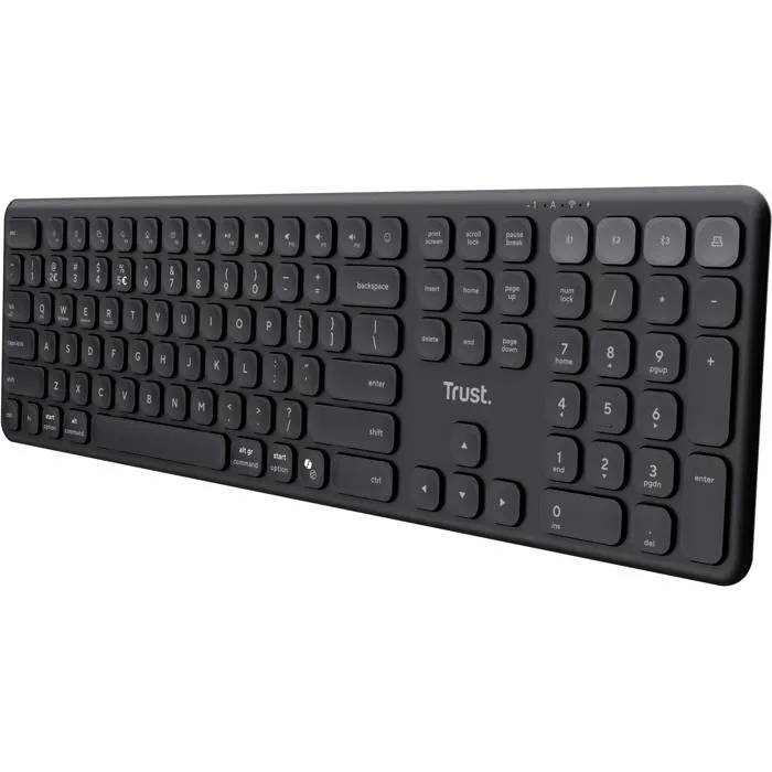 Trust VAIYA Rechargeable Multi-Device Keyboard - US