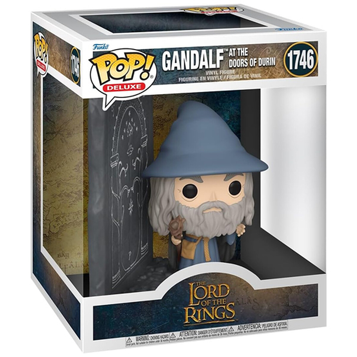 Funko Pop! Deluxe Seigneur des Anneaux Gandalf aux portes de Durin
