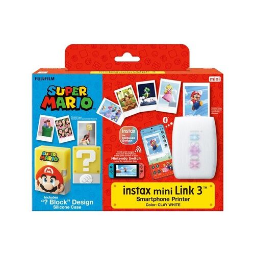 Fujifilm Instax Mini Link 3 Nintendo Super Mario Printer