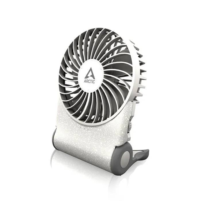 ARCTIC Portable Fan - Summair 2Go - White - Rechargeable - Variable Speed - USB-C