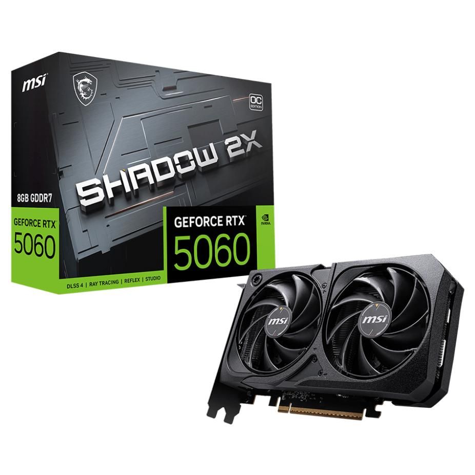MSI GeForce RTX 5060 8G SHADOW 2X OC NVIDIA 8GB GDDR7
