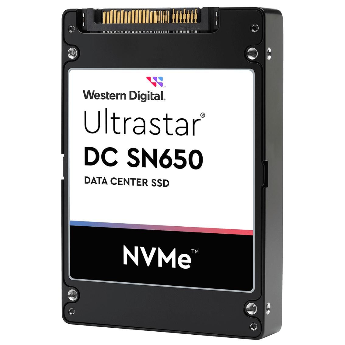 Western Digital Ultrastar WUS5EA176ESP5E3, SSD de 7,68 To, Forme U.3, 6500 Mo/s en lecture, 1900 Mo/s en écriture