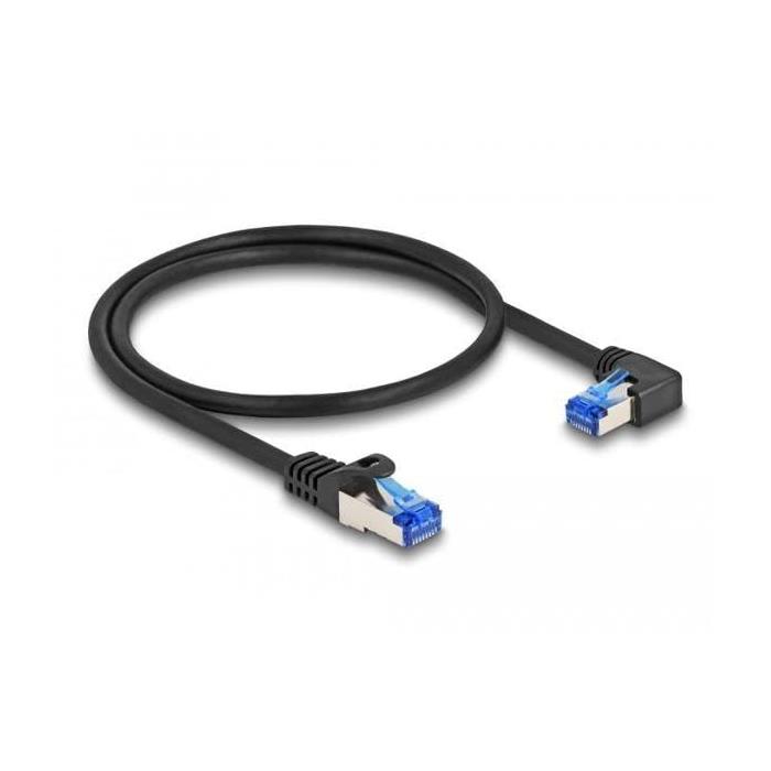 Delock Cat.6A RJ45 Network Cable, 0.5m, Black