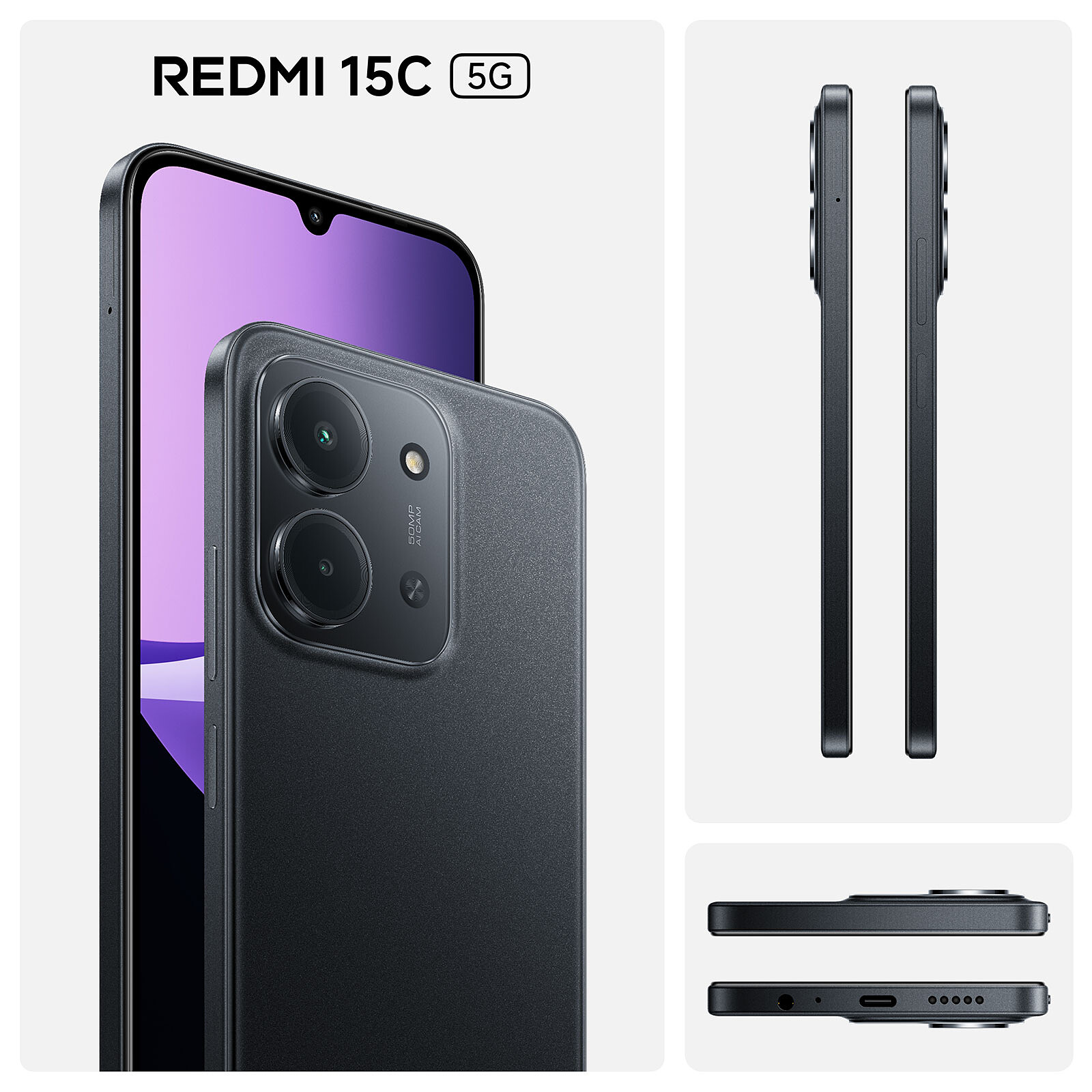 Xiaomi Redmi 15C 5G Black (4GB / 256GB)