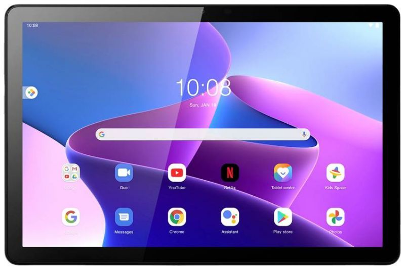 Lenovo Tab M10 (3rd Gen) - Tablet - Android 11+ - 64GB eMMC - 10.1" IPS - microSD - 4G - Storm Gray
