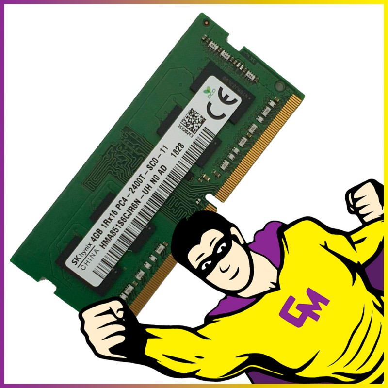 Hynix 4GB DDR4 SODIMM Memory (2400MHz, CL17)