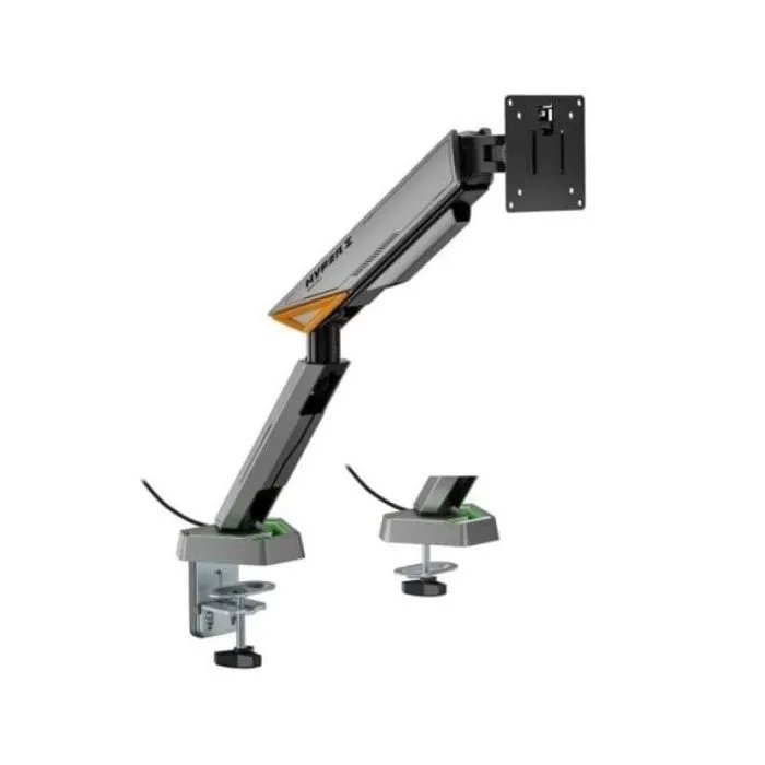 AISENS Gaming Desk Mount DT49TSRRGB-347 RGB Swivel/Adjustable 16kg VESA