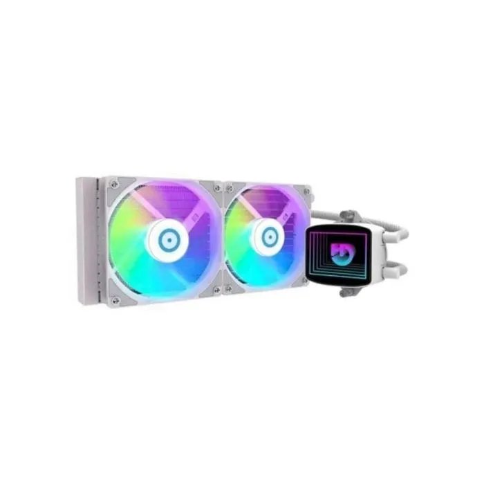 Hiditec LQ240 240mm ARGB PWM AIO Liquid Cooling Fans - White
