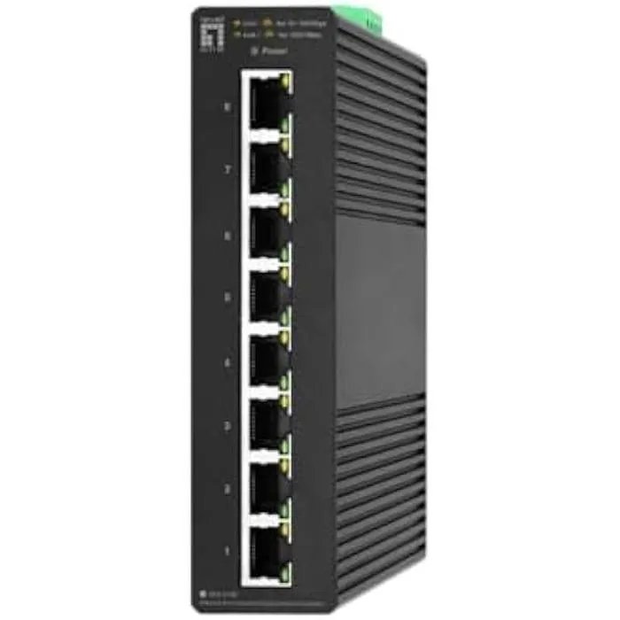 LevelOne Smart Switch - IGS-2108 - 8-Port Gigabit Industrial Switch