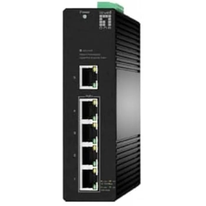 LevelOne Smart Lite Switch - IGS-2105P - 5 Gigabit Ports - 4 PoE Outputs - 802.3af/at PoE