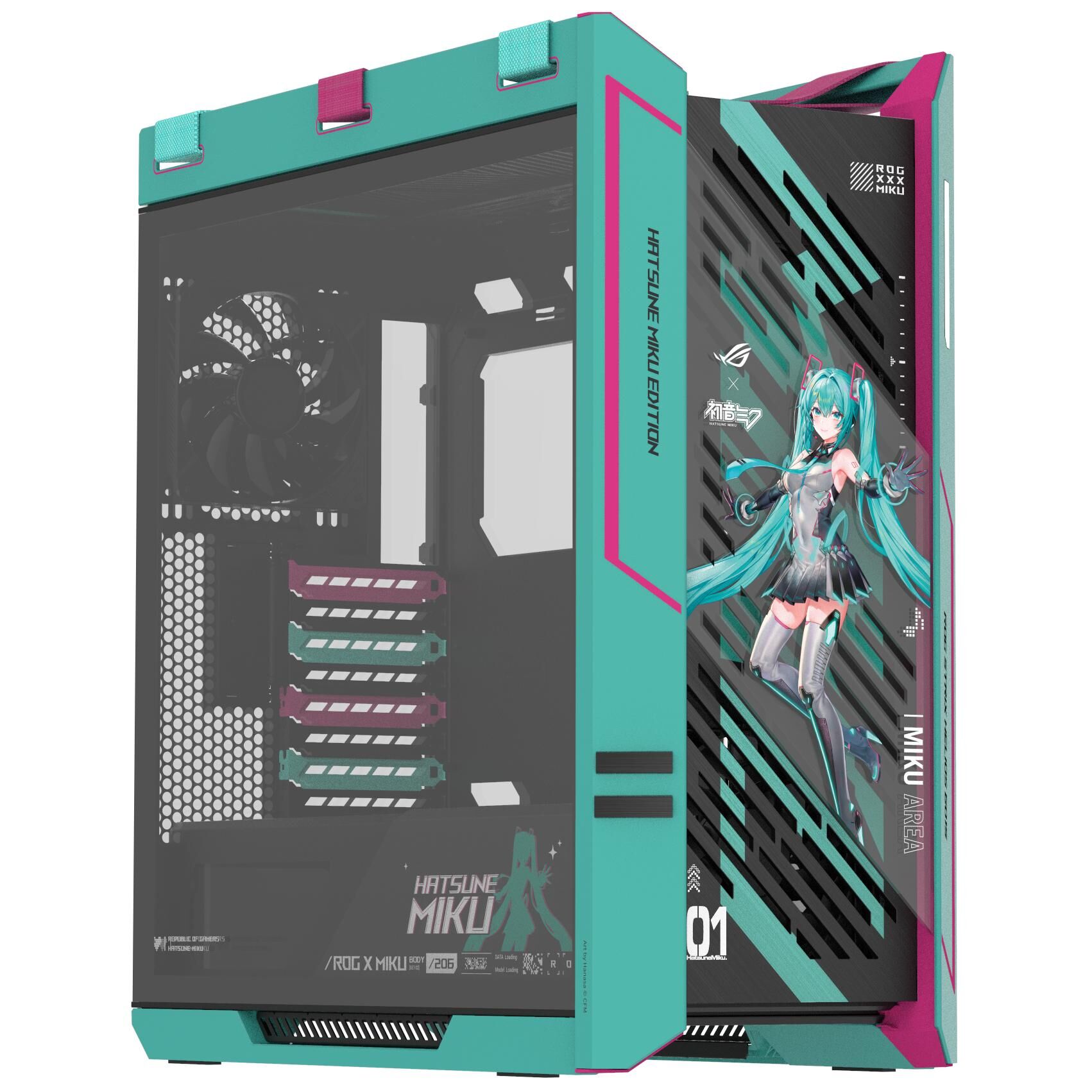 Asus ROG Strix Helios II Hatsune Miku Edition Case