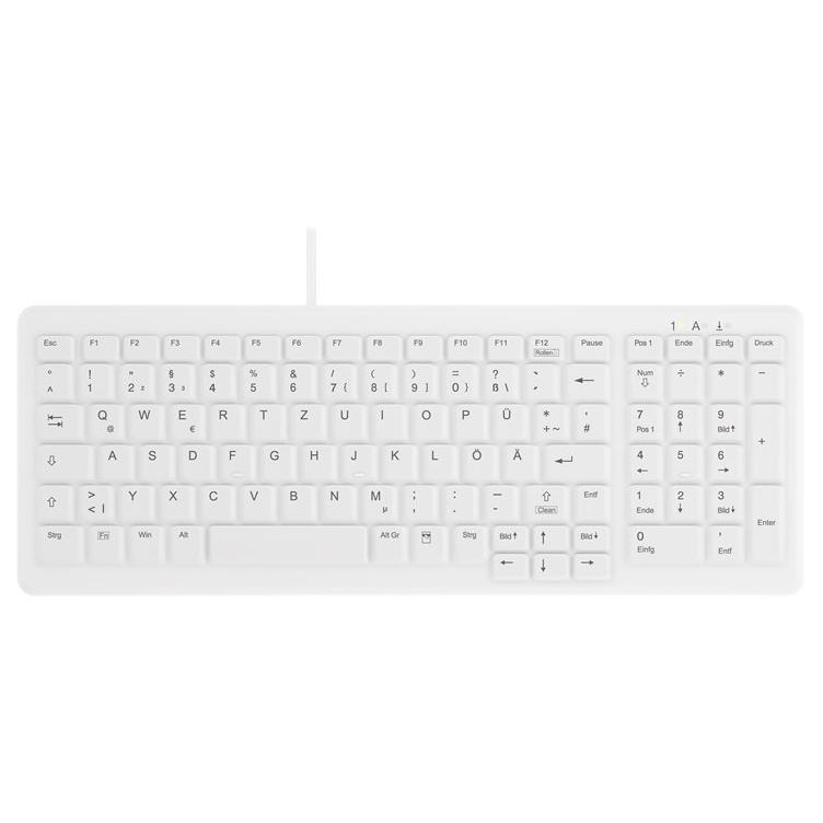 Teclado Contour Diseño Médico Clave Clásica Limpia AK-C7000 - Diseño médico e higiénico - Compacto - USB - Blanco