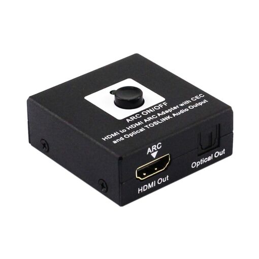Adaptateur audio HDMI vers HDMI ARC avec support CEC