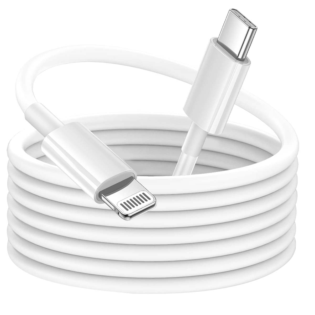 Câble USB-C vers Lightning 2m Must Havz - Blanc
