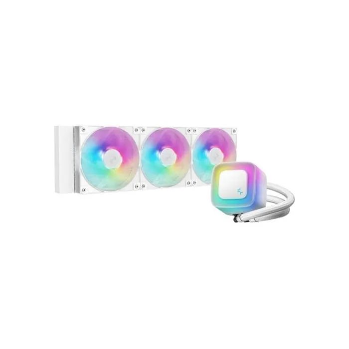DeepCool LE360 WH V2 Liquid Cooling 3x12cm PWM RGB White for Intel/AMD