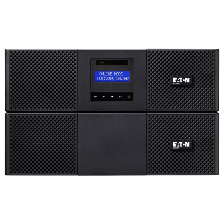 Eaton 9E11000i - Rack-Mounted UPS - 230V AC - 10kW - 11000VA - Single-Phase - 20x Lead Acid Battery - RS-232, USB - 6U - 19" - Black