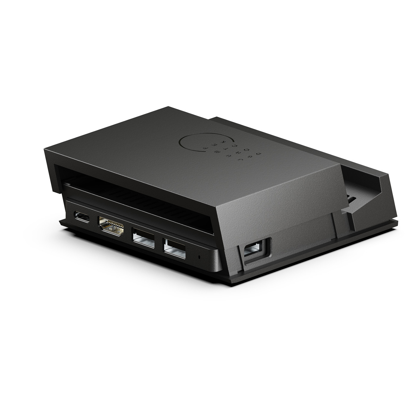 Dock Jumpgate PRO Savage Raven de Skull & Co.: concentrador USB desmontable y adaptador HDMI para Nintendo Switch 2, computadoras portátiles y otros dispositivos inteligentes - Negro