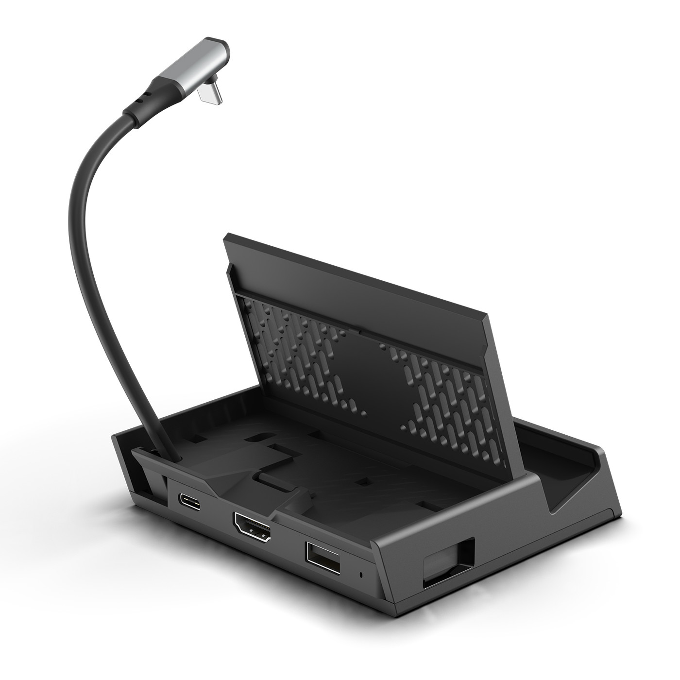 SAVAGE RAVEN Steam Dock for Steam Deck, ROG Ally and Others: Compact and Portable Hub with Detachable USB and HDMI Adapter