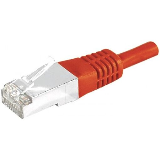 Cable de parche Dexlan RJ45 SSTP CAT 6a - Rojo - 5 m