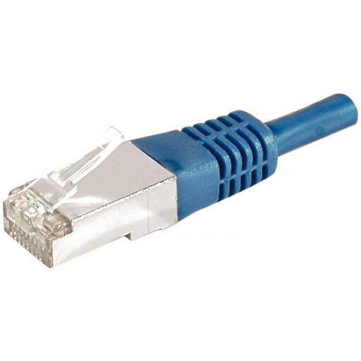 Cable de parche Dexlan RJ45 FTP Cat 6a - Azul, 0,15 m