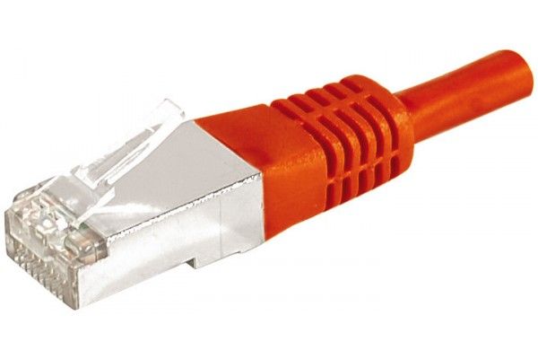 Dexlan RJ45 Cat 6a Patch Cord, 25m, Red