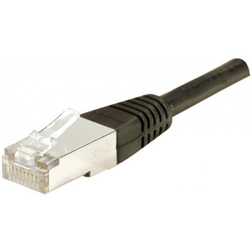 Câble Exertis Connect RJ-45 - 1m, Cat 5e, Noir