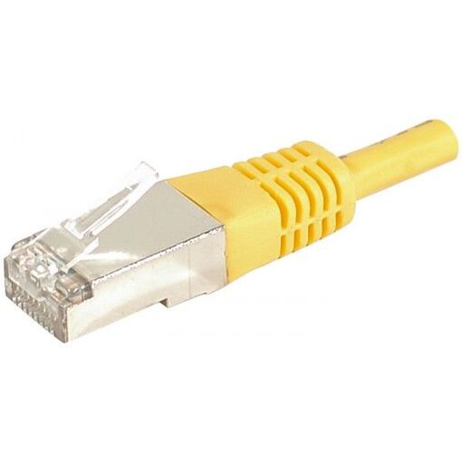 Dexlan RJ45 Cat 6a Patch Cable - Yellow, 1.5m
