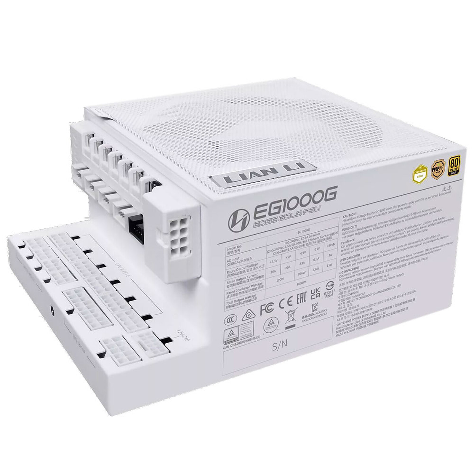 Lian Li Edge 1200W Power Supply (White)