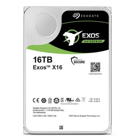 Seagate Exos X16 16TB 7200RPM 256MB 3.5" SATA III Hard Drive