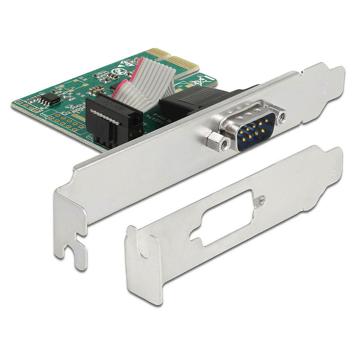 DeLock Carte Contrôleur PCI-Express vers RS-232 D-Sub