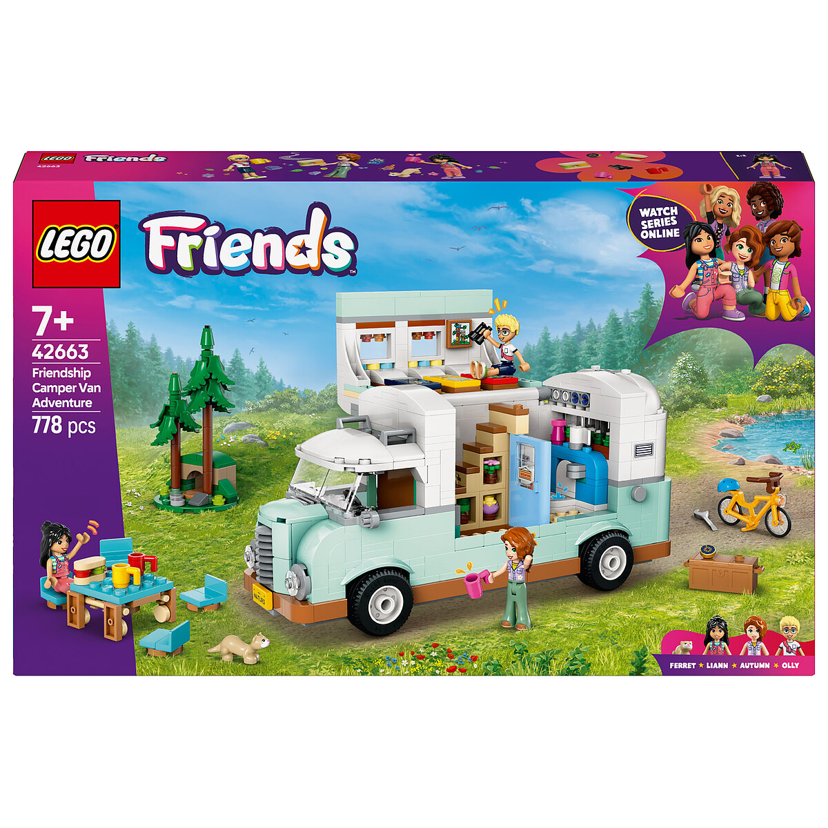 LEGO Friends 42663 Camping-car de l'amitié