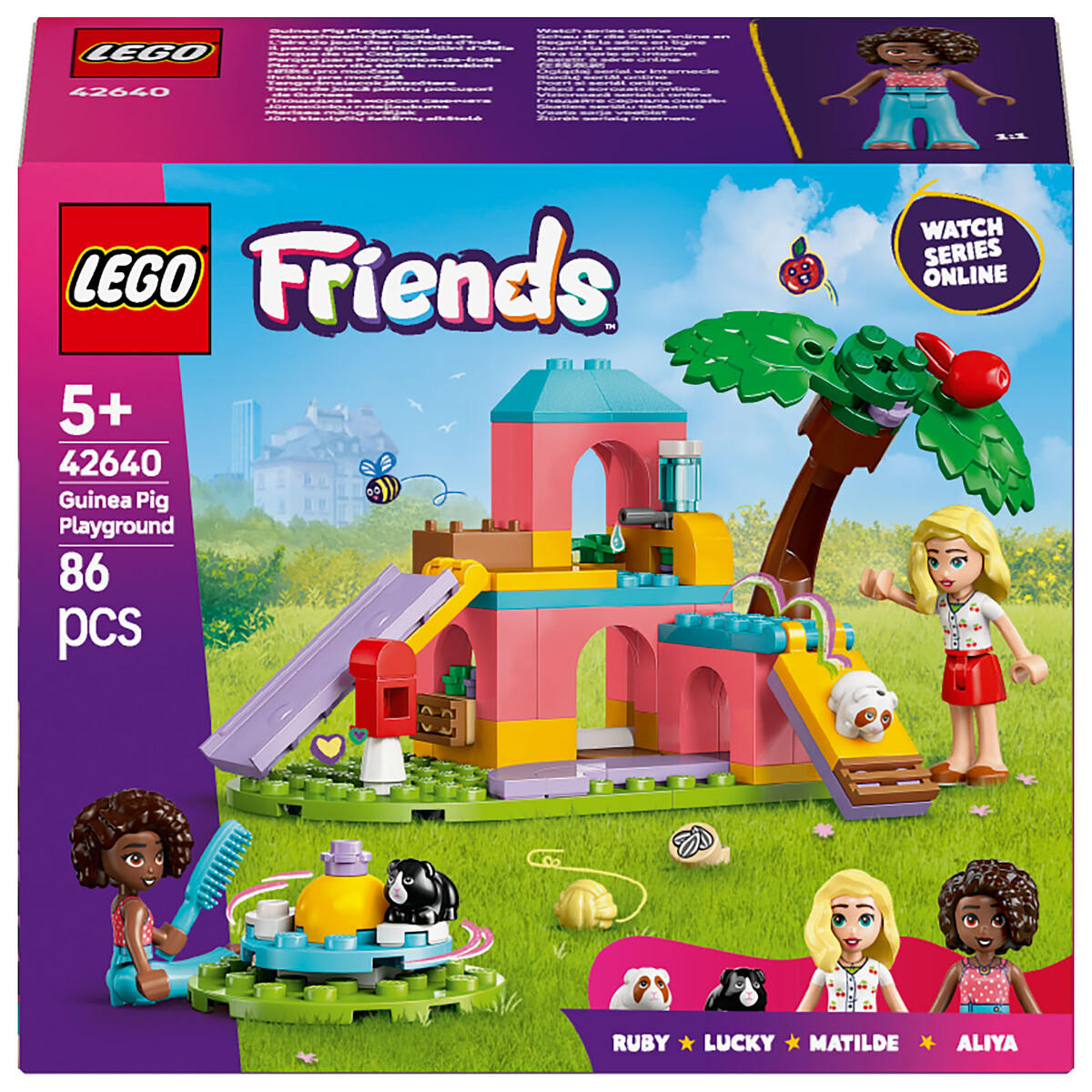 LEGO Friends 42640 L'aire de jeux des cochons d'Inde