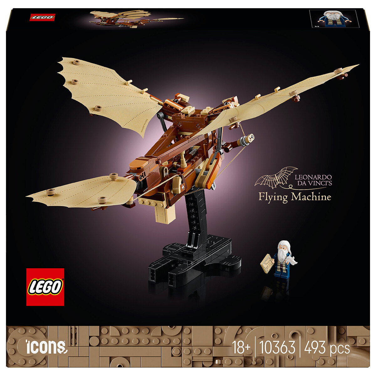 LEGO Icons 10363 La machine volante de Léonard de Vinci