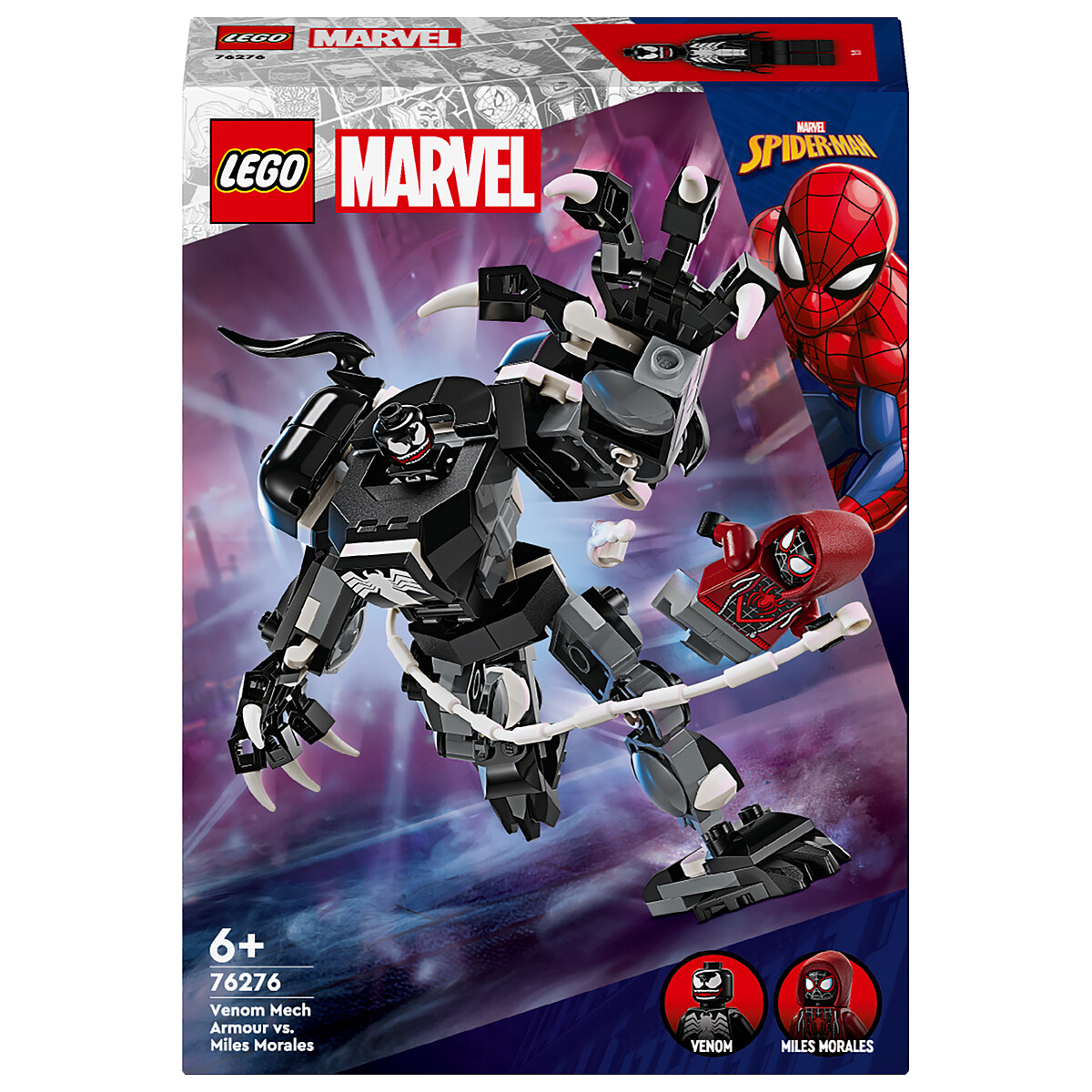 LEGO Marvel 76276 L'Armure Robot de Venom contre Miles Morales