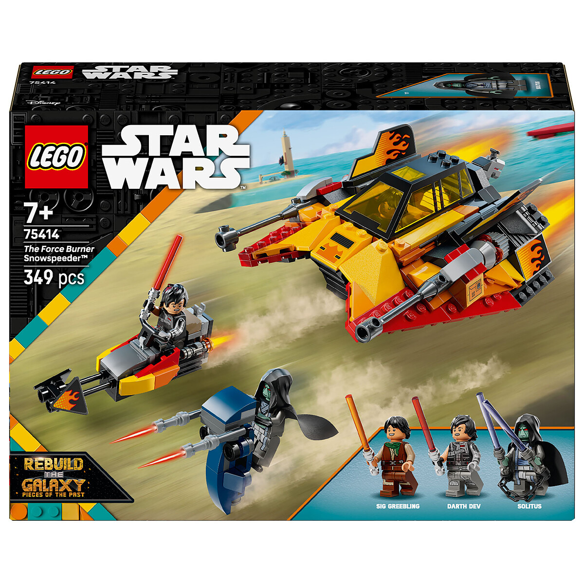 LEGO Star Wars 75414 Le Snowspeeder en Flammes