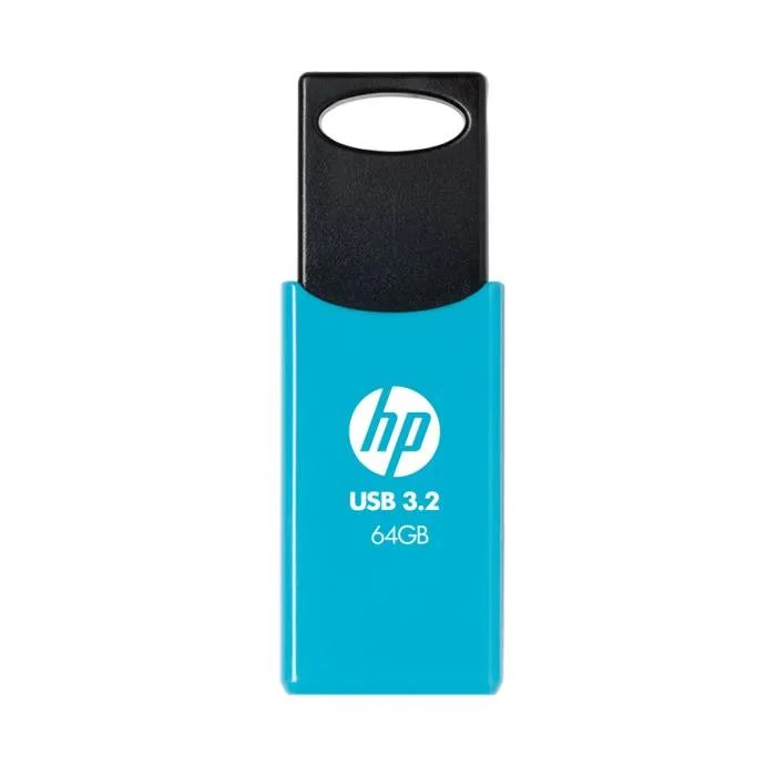 HP USB Drive 712W - 64GB - USB 3.2 - 120MB/s Read Speed - Blue
