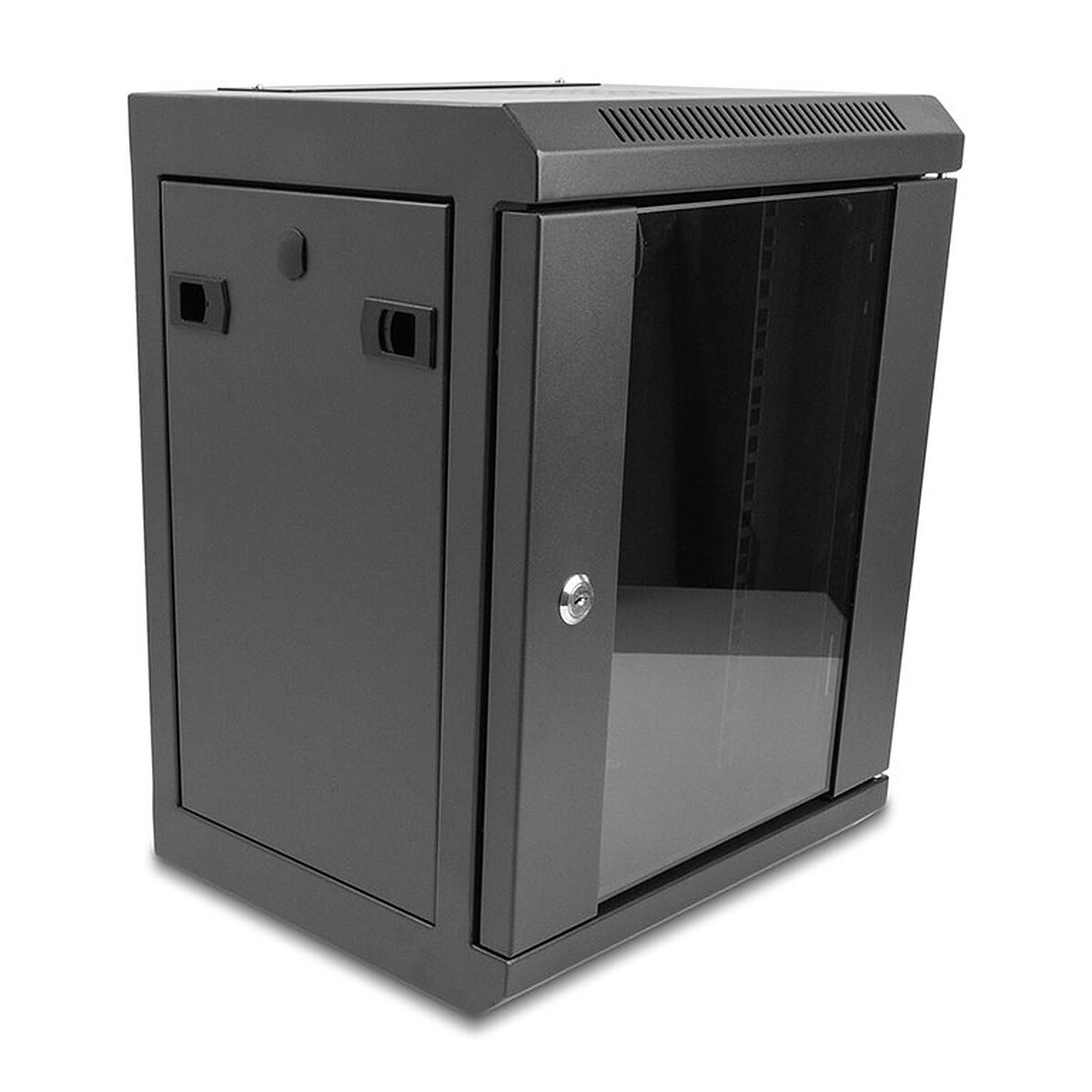 DeLock Armoire réseau 10" avec porte vitrée 8U Noire