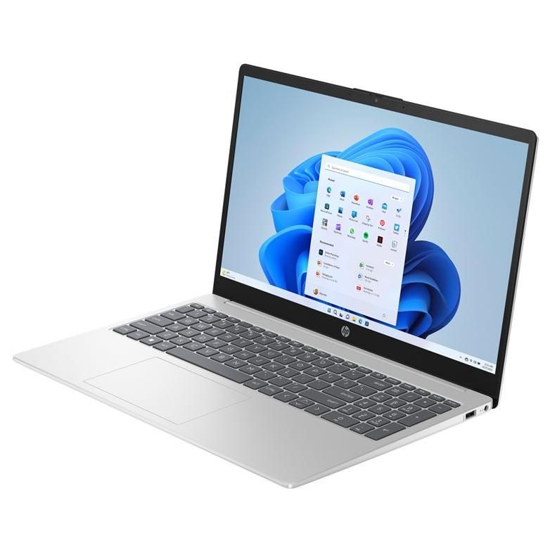 HP 15-fd0011nf Laptop - 15.6" N-series N150 512GB SSD Intel Graphics - Silver AZERTY