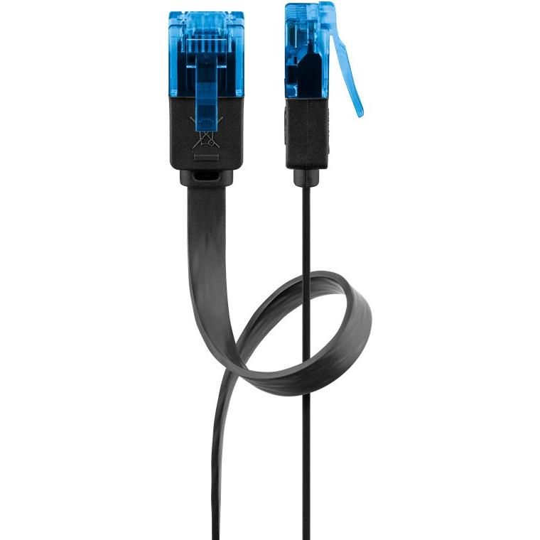 Goobay Cat 6a U/UTP Network Cable, 2m, Black