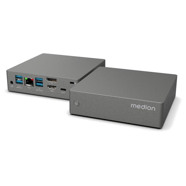 Medion S06 Laptop, i5-1335U, 8GB RAM, 256GB SSD, Gray