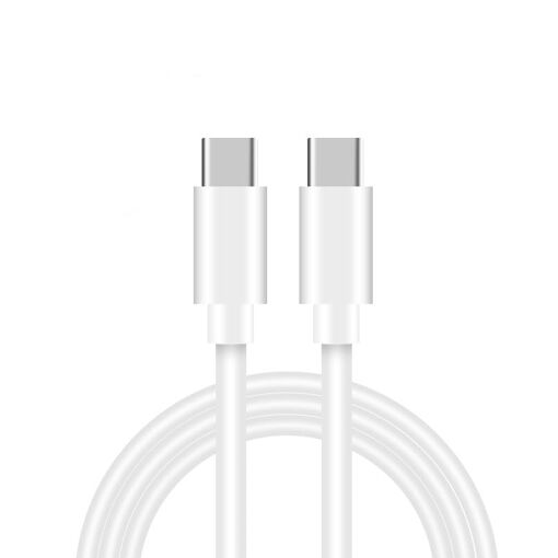 Câble de charge rapide AFERIY USB-C vers USB-C, 60W PD3.0, 1 mètre, blanc
