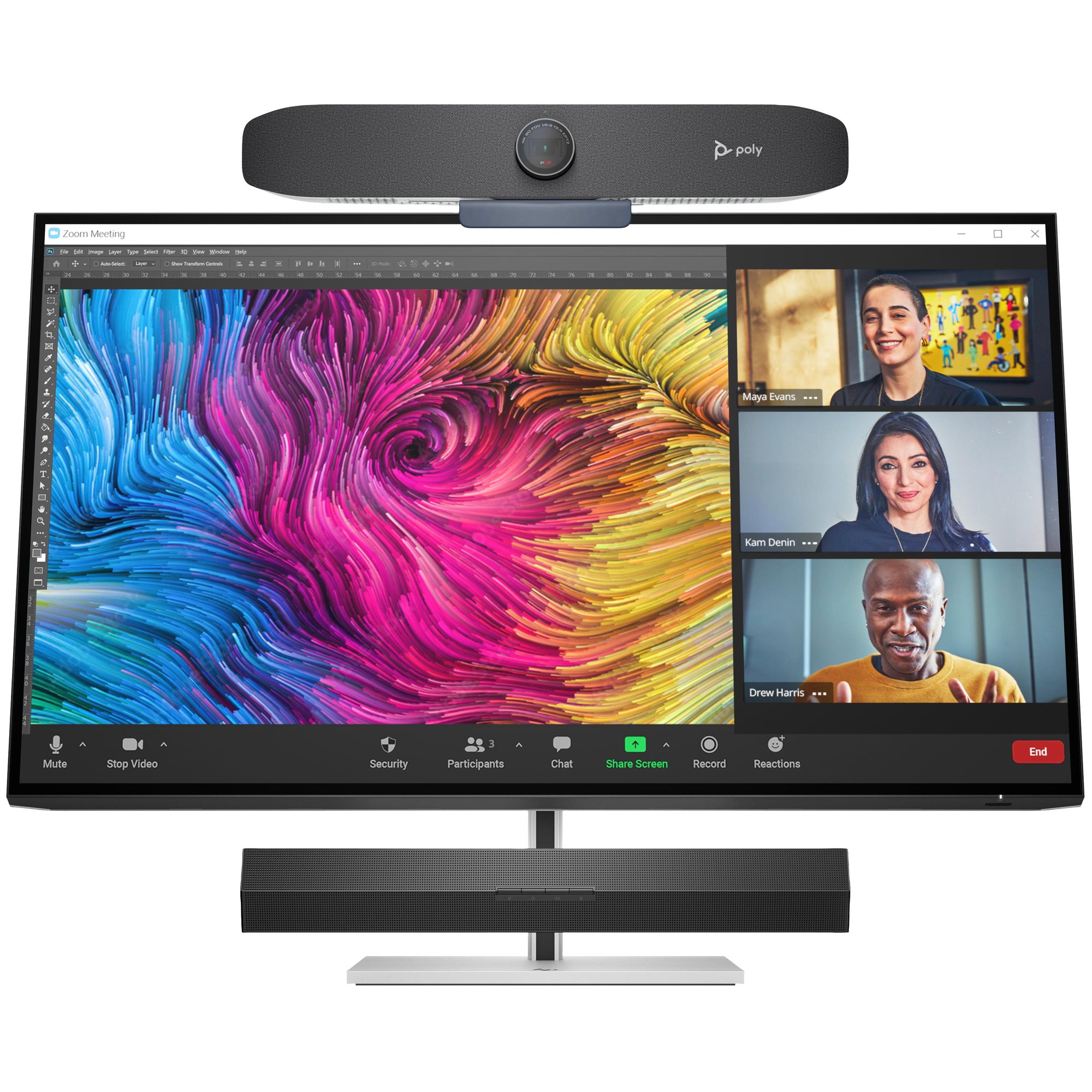 HP 4K Thunderbolt 4 Pro Series 7 Monitor 31.5-inch - 732pk