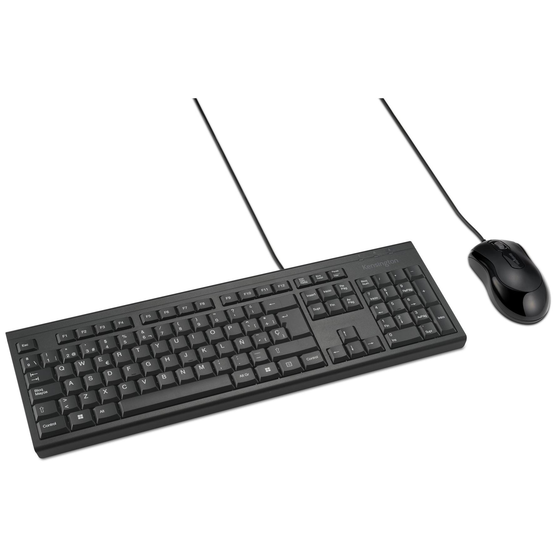 Kensington KM100 EQ Wired Keyboard and Mouse Kit