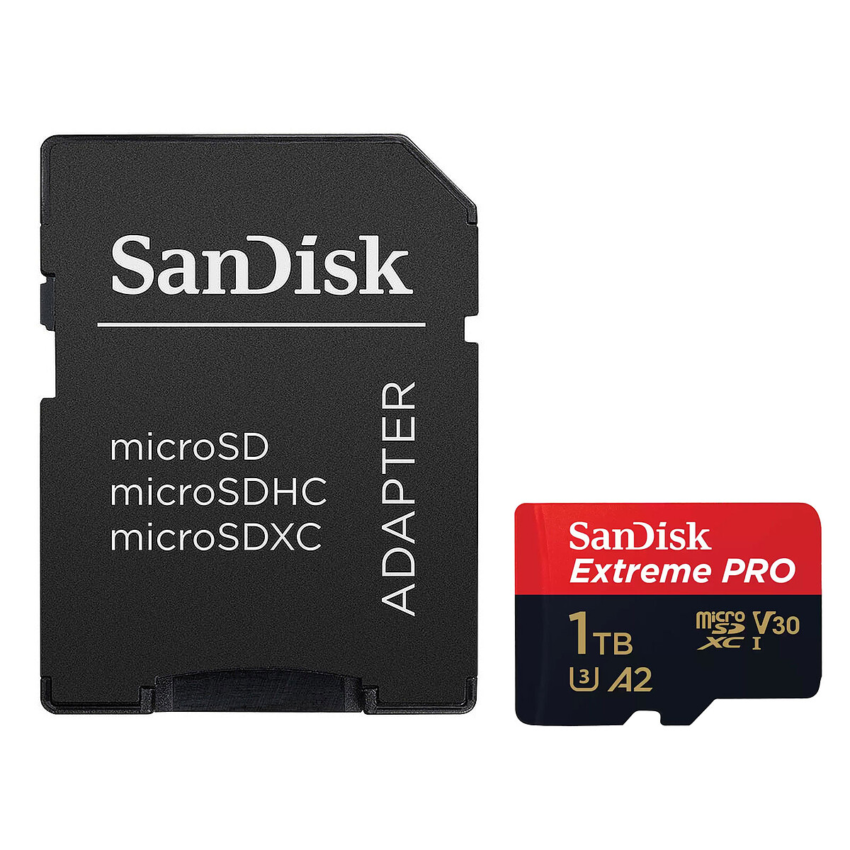 SanDisk Extreme PRO 1TB microSDXC UHS-I U3 Card + Adapter