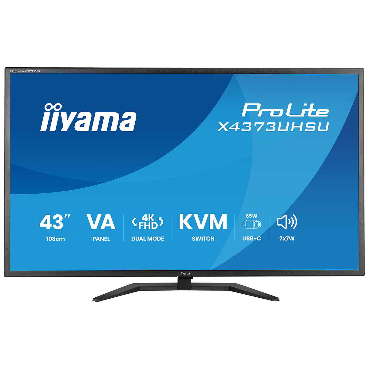 Monitor Iiyama ProLite X4373UHSU-B2 de 4K y 42,5 pulgadas