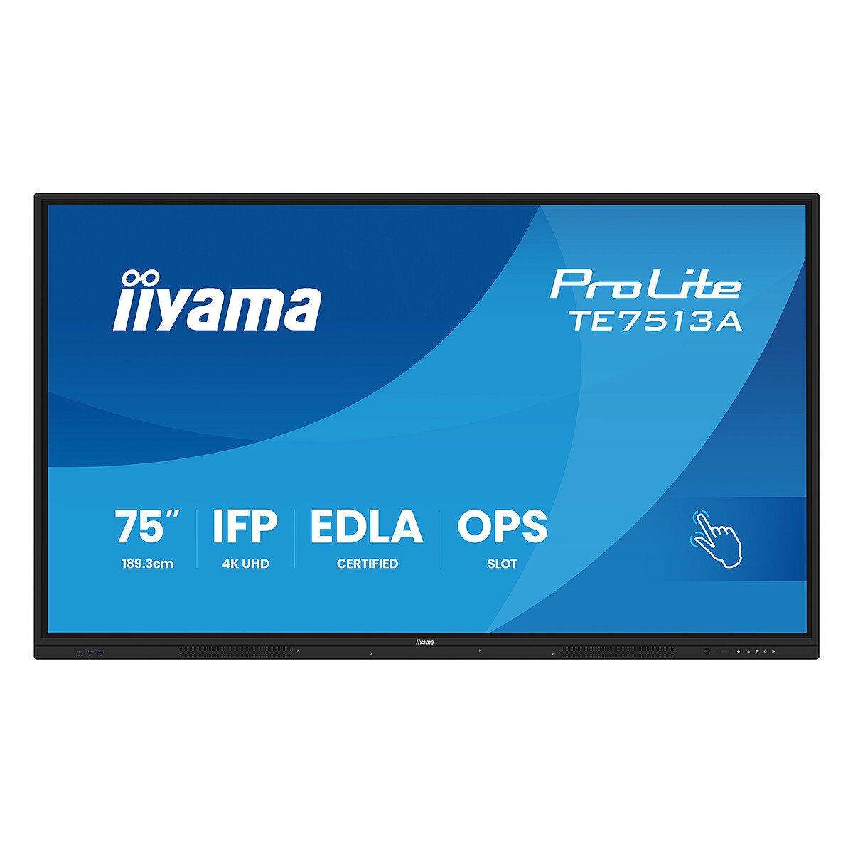 Pantalla táctil Iiyama ProLite TE7513A-B2AG de 75 pulgadas