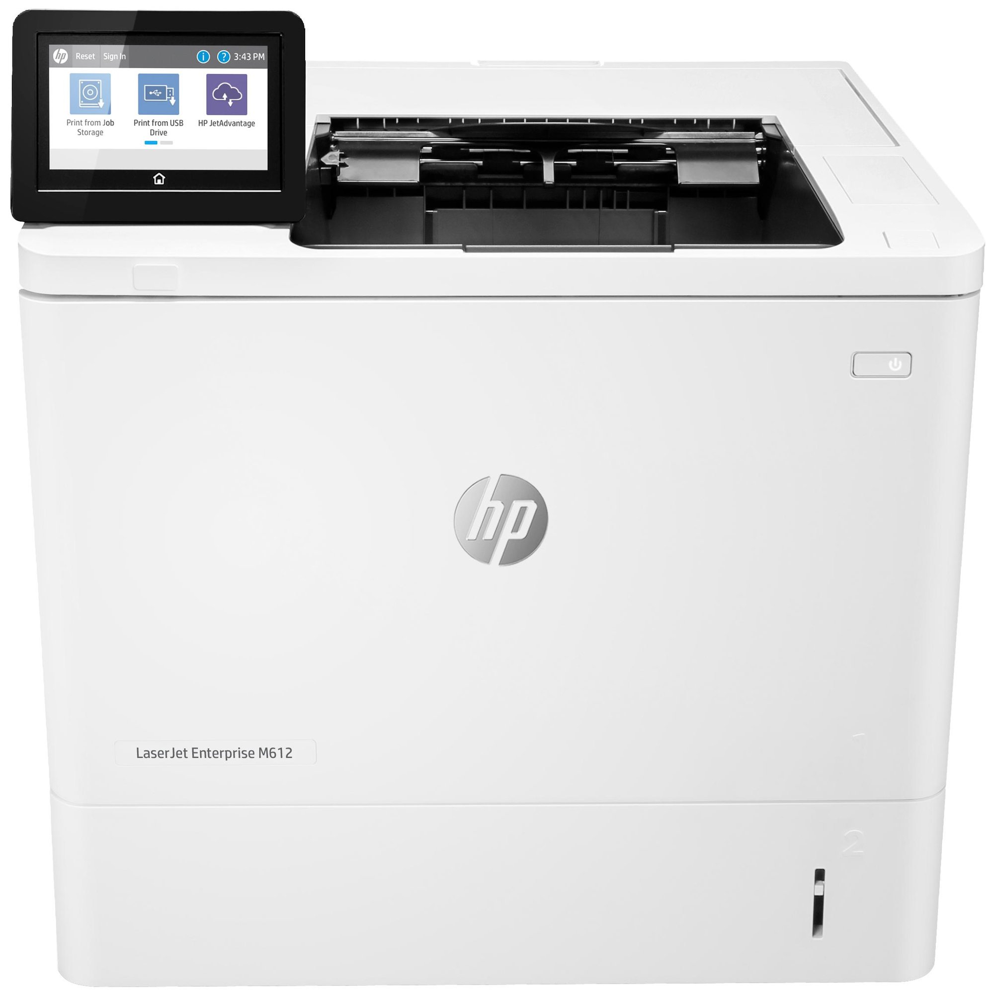 Imprimante HP LaserJet Enterprise M612dn Noir et blanc, Ethernet; Recto verso