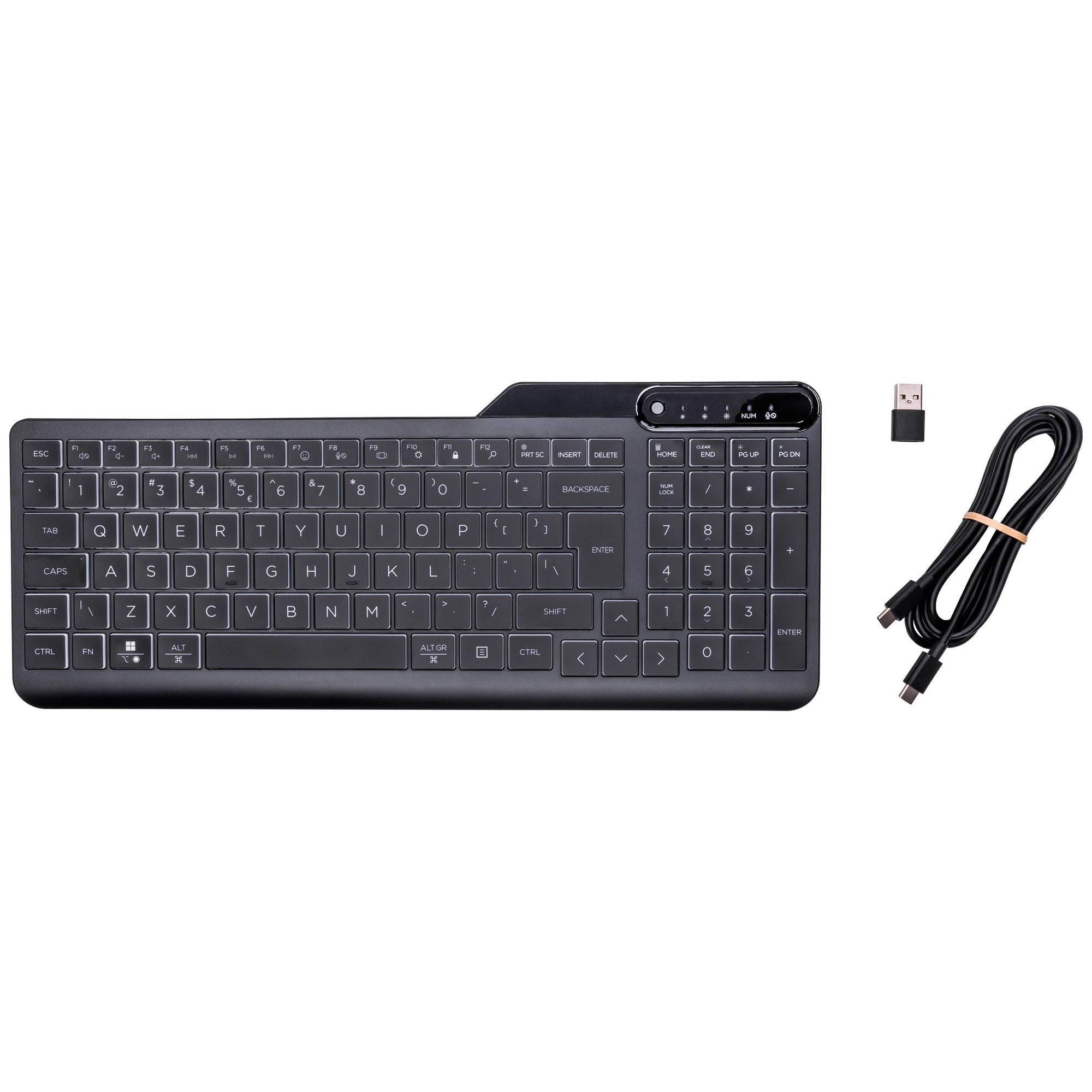 HP 400 Wired Retroilluminated Keyboard