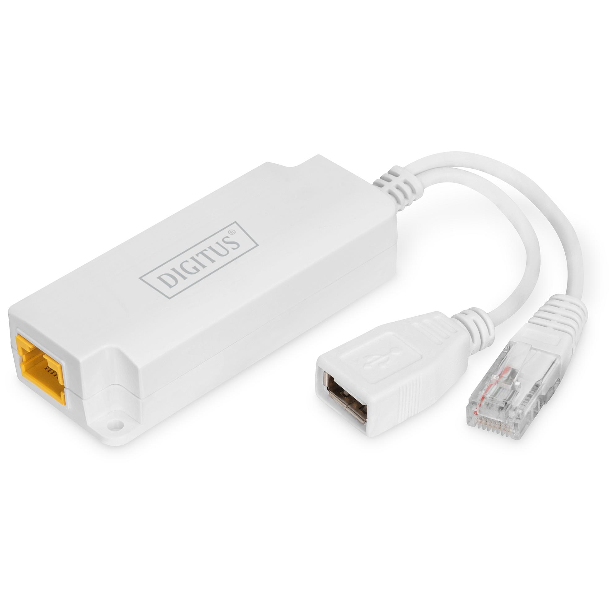 Repartidor Digitus PoE USB A, 5 V